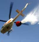 Helicóptero antiincendios.