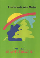 Libro conmemorativo del XXV aniversario de la Asociación de Vecinos de Masías.