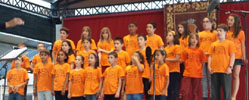El Coro Infantil de la Unión Musical de Moncada.
