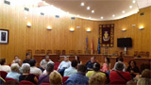 Salón de plenos del Ayuntamiento de Moncada.
