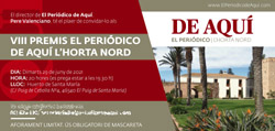 VIII premios El Periodico de Aquí L'Horta Nord.